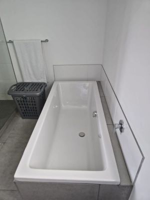 White bathtub